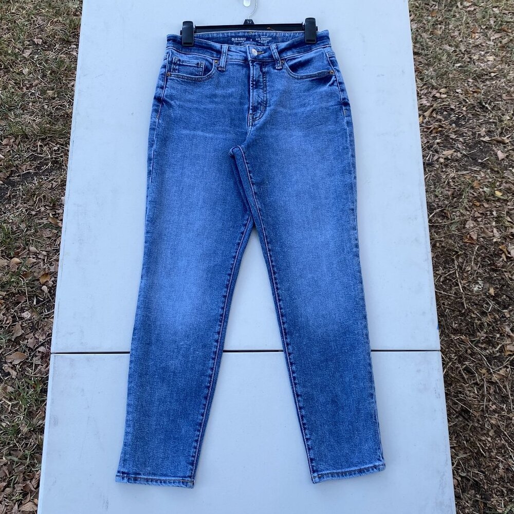 Staight Leg High Rise Jeans (30x28)